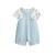 Ensemble salopette bébé en chambray et t-shirt Elliot BLEU 2 - vertbaudet enfant 