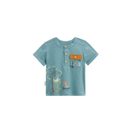 Ensemble bébé t-shirt et short Mangrove BLEU 2 - vertbaudet enfant 