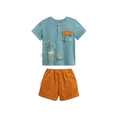 Bébé-Ensemble-Ensemble bébé t-shirt et short Mangrove