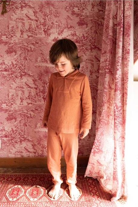 Pyjama enfant Nino JAUNE 2 - vertbaudet enfant 