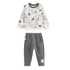 Ensemble en molleton sweat et pantalon bébé garçon Touctouc  - vertbaudet enfant