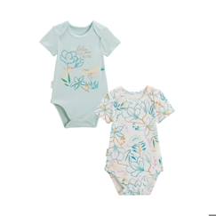 Bébé-Body-Lot de 2 bodies bébé manches courtes Patroika