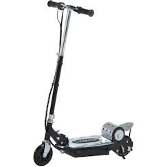 Jouet-Jeux de plein air-Tricycles, draisiennes et trottinettes-Trottinettes-Trottinette électrique pliable pour enfants HOMCOM - 120 W - Noir et argent - 14 ans et plus - 13 Km/h max.