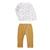 Ensemble sweat et pantalon bébé mixte en molleton Little Fox BLANC 1 - vertbaudet enfant 