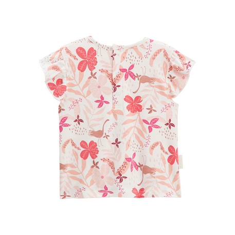 Ensemble bébé t-shirt et short en gaze de coton Lipsi ROSE 3 - vertbaudet enfant 