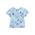 Ensemble bébé t-shirt et short en gaze de coton Bella Chica BLEU 3 - vertbaudet enfant 