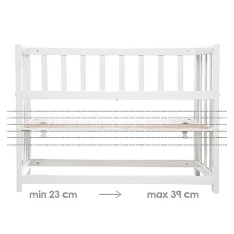 ROBA Berceau Cododo Complet 'miffy®' 3 en 1 - Convertible en banc - Blanc BLANC 4 - vertbaudet enfant 