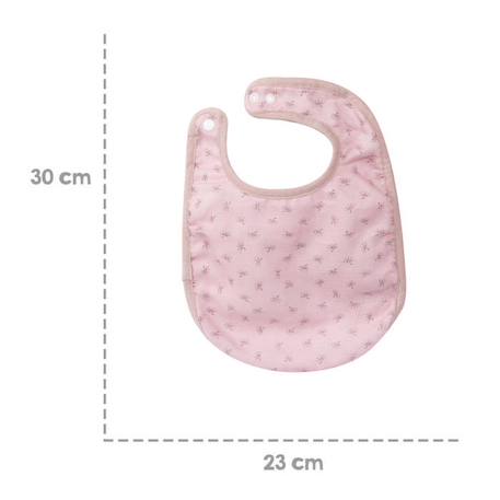 ROBA Set de 3 Bavoirs en Coton Bio 'Lil Planet' - 23x30 cm - Certifié GOTS - Rose/mauve ROSE 5 - vertbaudet enfant 