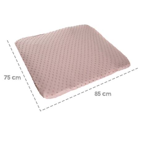 Housse Bébé Lil Planet - ROBA - Jersey BIO - Rose-mauve - 75x85 cm - Matelas à Langer ROSE 6 - vertbaudet enfant 