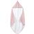 ROBA Cape de Bain Bébé Bio 'Lil Planet' 80x80 cm - Coton et Mousseline - Rose/mauve ROSE 1 - vertbaudet enfant 