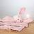 ROBA Doudou Lapin Bio 'Lil Planet' 40 x 40 cm Certifié GOTS - Rose-mauve ROSE 5 - vertbaudet enfant 