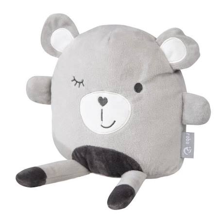 Coussin Peluche 'Sammy' pour enfant ROBA Lil Cuties - Gris argenté GRIS 1 - vertbaudet enfant 