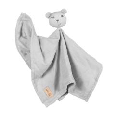 Doudou Lapin Bio Lil Planet - ROBA - Gris argenté - 40 x 40 cm - Certifié GOTS  - vertbaudet enfant