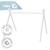 ROBA Portique d'eveil pour bébé - incl. set de pendentifs 'roba Style' bleu clair – arche de jeu en bois massif laqué BLANC 4 - vertbaudet enfant 