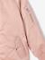 Blouson bomber effet satiné fille rose poudré 3 - vertbaudet enfant 