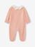 Dors-bien à collerette en velours naissance bébé personnalisable rose poudré 5 - vertbaudet enfant 