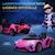 HOMCOM Voiture électrique Enfants de Sport Supercar 12 V - V. Max. 8 Km-h Effets sonores + Lumineux Rose ROSE 4 - vertbaudet enfant 