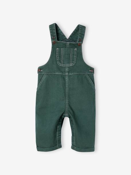 Ensemble tee-shirt + salopette bébé garçon vert sapin 2 - vertbaudet enfant 