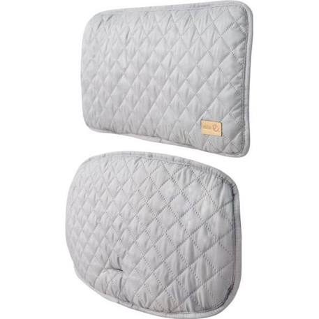 ROBA Coussin de Chaise Haute en 2 Pièces - roba Style - Hydrofuge - Convient à la Chaise Haute Évolutive Sit Up - Gris Argenté GRIS 1 - vertbaudet enfant 