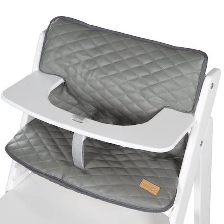Coussin de Chaise Haute ROBA - Design Stone Matelassé - Pour Toutes les Chaises Sit Up - Gris Foncé GRIS 3 - vertbaudet enfant 