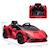 Voiture électrique pour enfants - HOMCOM - Sport Supercar - Rouge - Effets sonores + Lumineux ROUGE 3 - vertbaudet enfant 