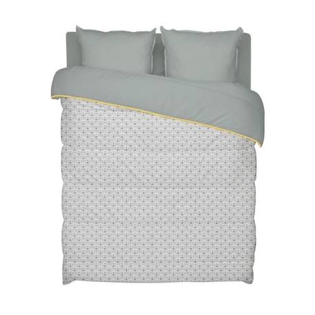 BLEU CALIN Couette imprimée Graphique - Chaude et douce - Utilisation sans housse - 140x200cm GRIS 3 - vertbaudet enfant 