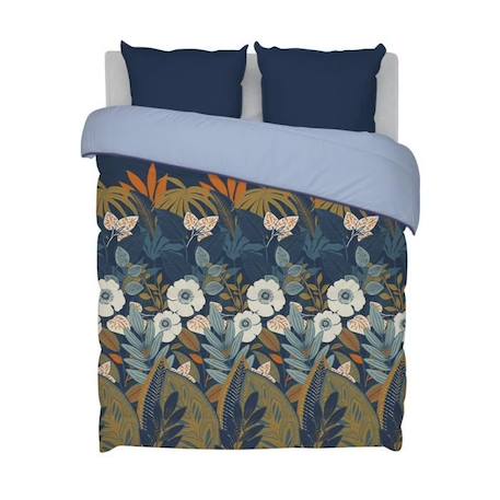 BLEU CALIN Couette imprimée La Florale - Chaude et douce - Utilisation sans housse - 140x200cm BLEU 3 - vertbaudet enfant 