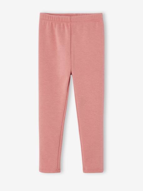 Legging doublé polaire fille blush+marine 1 - vertbaudet enfant 