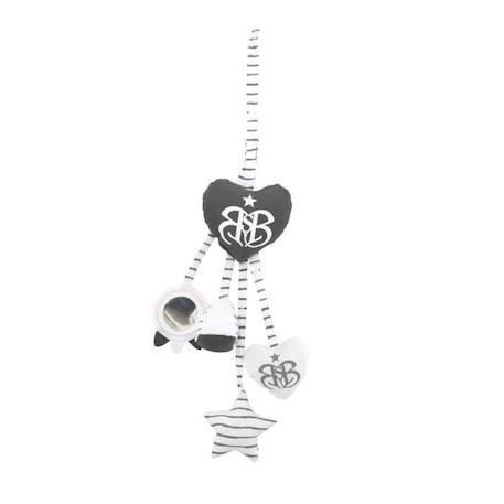 ROBA Portique d'eveil pour bébé - incl. set de pendentifs 'Rock Star Baby 3' – arche de jeu en bois massif laqué BLANC 3 - vertbaudet enfant 