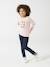 Jean tregging Basics fille bleu jean+denim gris+double stone+stone 19 - vertbaudet enfant 