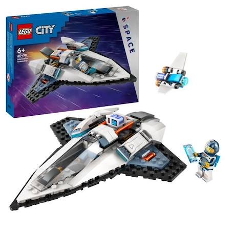 LEGO® 60430 City Le Vaisseau Interstellaire, Jouet sur l'Espace, Cadeau Enfants Dès 6 Ans, Jeu Créatif avec Minifigurines GRIS 1 - vertbaudet enfant 