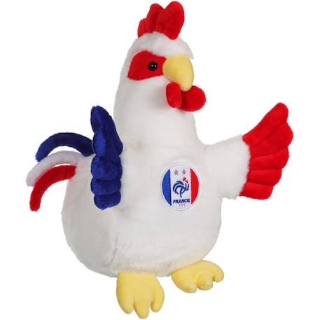 Peluche Coq FFF Sonore - GIPSY TOYS - 25 cm BLANC 1 - vertbaudet enfant 