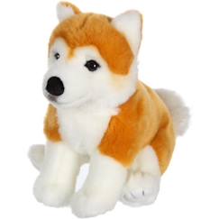 Jouet-Peluche Chien Shiba - GIPSY TOYS - Assis, 25 cm