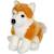 Peluche Chien Shiba - GIPSY TOYS - Assis, 25 cm BLANC 1 - vertbaudet enfant 