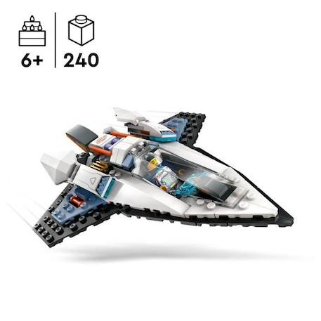 LEGO® 60430 City Le Vaisseau Interstellaire, Jouet sur l'Espace, Cadeau Enfants Dès 6 Ans, Jeu Créatif avec Minifigurines GRIS 2 - vertbaudet enfant 