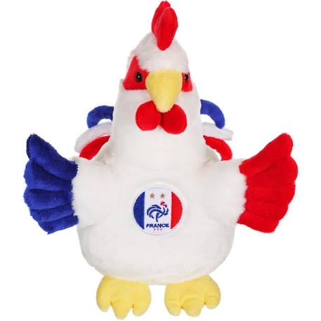 Peluche Coq FFF Sonore - GIPSY TOYS - 25 cm BLANC 2 - vertbaudet enfant 