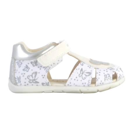 Sandales - GEOX - Elthan - Blanc - Scratch - Enfant BLANC 2 - vertbaudet enfant 