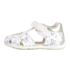 Sandales - GEOX - Elthan - Blanc - Scratch - Enfant  - vertbaudet enfant