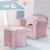 ROBA Fauteuil Bébé en Velours Lil Sofa - Fauteuil Club pour Enfant - Assise Confortable - avec Accoudoirs - Rose ROSE 5 - vertbaudet enfant 