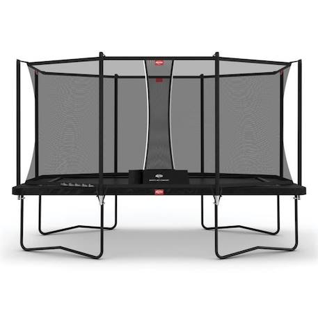 BERG - Trampoline Ultim Favorit Regular 410 Black + Safety Net Comfort NOIR 1 - vertbaudet enfant 