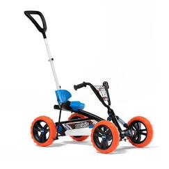 Jouet-Jeux de plein air-Véhicules enfant-Kart à pédales BERG Buzzy Nitro 2 en 1 - Bleu - Pour enfants de 2 à 5 ans