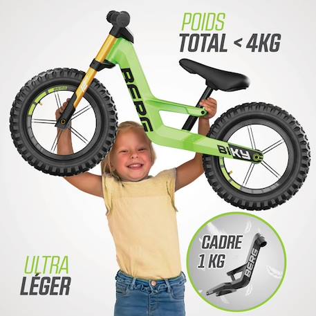 Draisienne - BERG - Biky Cross - Vert - 2 roues - Pour enfants de 24 mois à 5 ans VERT 2 - vertbaudet enfant 