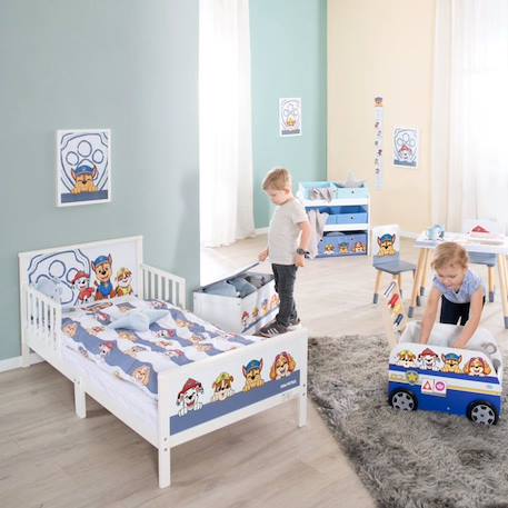 ROBA Pat Patrouille Toise en Bois - Échelle de 70 à 150 cm pour Enfant - Décoration de la Chambre Bébé - Motif Chiens - Bleu / Blanc BLEU 5 - vertbaudet enfant 