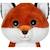 Peluche renard GIPSY - Puppy Eyes Pets 40 cm - Marron - Mixte - Enfant - Intérieur MULTICOLORE 3 - vertbaudet enfant 