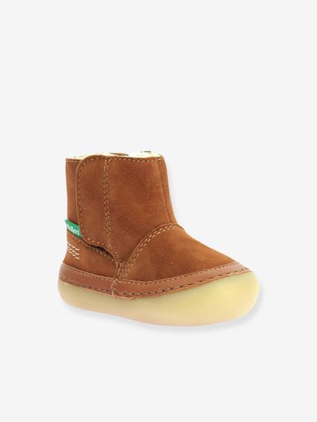 Boots Sokifaune Kickers camel 1 - vertbaudet enfant 