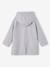 Manteau à capuche en lainage effet flanelle fille gris chiné 5 - vertbaudet enfant 