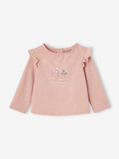 T-shirt à volants imprimé bébé  - vertbaudet enfant