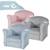 ROBA Fauteuil Bébé en Velours Lil Sofa - Fauteuil Club pour Enfant - Assise Confortable - avec Accoudoirs - Rose ROSE 6 - vertbaudet enfant 