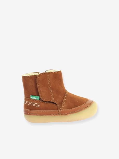 Boots Sokifaune Kickers camel 2 - vertbaudet enfant 