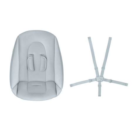 MAXI COSI Kit nouveau-né Chaise haute bois Nesta, De la naissance à 9kg, Beyond Sky Grey GRIS 1 - vertbaudet enfant 